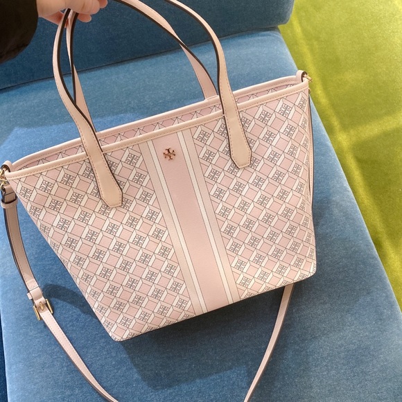 Tory Burch Geo Logo mini Top Zip Tote - Picture 2 of 9